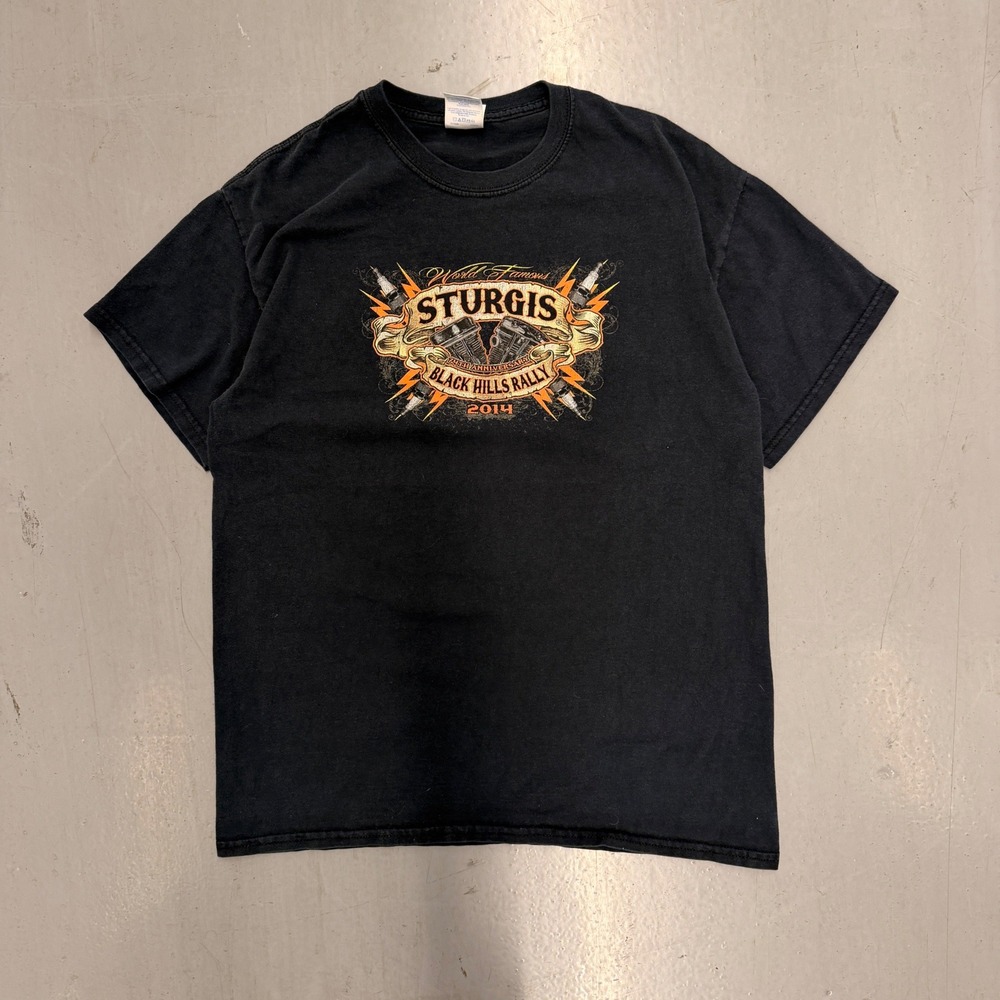Sturgis Mens‎ Black Hills Rally 2014 74th Anniversary Graphic T-Shirt Black M